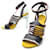 FENDI SANDAL SHOES WITH HEELS 39 IN MULTICOLORED LEATHER + NEW SHOES BOX Multiple colors  ref.543143