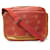 BORSA A BANDOULIERE IN TELA LOUIS VUITTON VINTAGE ED LIMITED AMERICA CUP Rosso Pelle  ref.543206