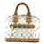 Louis Vuitton Alma Studs Tela Monogram Multicolore Bianca Pelle  ref.543910