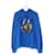 *BALENCIAGA Sudadera con capucha con estampado de Los Simpson Azul Algodón  ref.544222
