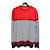 *BALMAIN HOMME Balmain Homme Shoulder Button Border Knit Red XL Men's Wool  ref.544562