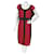 Joseph Ribkoff Robes Polyester Noir Rouge  ref.544912