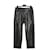 Hermès BLACK ULTRA SOFT LEATHER BAGGY FR40/42 Cuir Noir  ref.544914