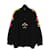 BALENCIAGA Fur docking half zip knit Black Wool  ref.544975