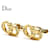 [Usado] Dior Abotoaduras Acessórios Strass Gold Gold Metal Fittings Dior Dourado Banhado a ouro  ref.544984
