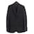 Mistura de lã Balenciaga / BALENCIAGA 2b jaqueta de alfaiataria Preto Poliéster  ref.544990