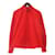 Balenciaga BALENCIAGA Hemd Langarm-Logo-Stickerei One-Point-Button-Down-Baumwolle rot rot 40 Männer  ref.544997