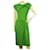 Michael Kors Green Draped Details Cap Sleeves Knee Length dress size 6 Rayon  ref.545509