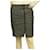 Roland Mouret Gray Black Denim Front Zipper Mini Length Skirt Jeans Fr 40, IT 44 Dark grey Cotton  ref.545582
