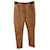 Chanel Un pantalon, leggings Cuir d'agneau Caramel  ref.545646