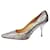 Christian Louboutin Heels Silvery Leather  ref.545660