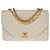 Timeless Very beautiful Chanel Classique Flap bag handbag in ecru quilted lambskin, garniture en métal doré Cream Leather  ref.545858