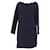 Claudie Pierlot robe Navy blue Polyester  ref.545879