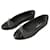 Chanel Classic Ballerinas Flats Grey Leather  ref.545905