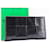 *BOTTEGA VENETA Maxi Intrecciato Geldbörse mit Rundum-Reißverschluss Runde Geldbörse mit Reißverschluss Schwarzes Kalbsleder  ref.546157