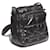 *BOTTEGA VENETA Spinnaker Shoulder Bag Diagonal Nylon Dark Blanc Dark brown Leather  ref.546287