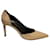 Zapatos de salón con corte Zoe de Saint Laurent Beige Charol  ref.546729
