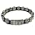 * BOTTEGA VENETA Intrecciato accessoires accessoire bracelet AG925 / cuir homme argent x noir Argenté  ref.546786