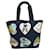 * CHANEL COCO Valentine Limited Heart Pattern Handbag Tote Bag Canvas Ladies Navy Navy blue  ref.546796