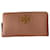 Tory Burch Portemonnaie mit kontinentalem Reißverschluss aus rosafarbenem Leder Pink  ref.546992