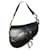 Christian Dior Saddle Black Leather  ref.546994