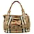 Burberry Brown Checked Classic Tote Bag  ref.547232