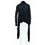 Dkny Suéter extragrande negro/dorado - vista 4