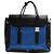 3.1 Phillip Lim Bolsa Pashli de couro com relevo preto e azul - vista 3