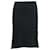 Lanvin Black Skirt with Metallic Details Silk  ref.547585