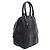 Burberry Prorsum Tote in pelle scamosciata a righe blu navy e viola scuro - vista 2