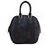 Burberry Prorsum Tote in pelle scamosciata a righe blu navy e viola scuro - vista 3