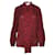 Michael Kors Camisa com Estampa Vermelho Escuro Seda  ref.547668