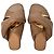 JW Anderson Flat Twist Sandalen aus beigem Leder - Ansicht 3