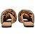 JW Anderson Flat Twist Sandalen aus beigem Leder - Ansicht 4