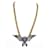 Lanvin necklace with eagle in crystals Metallic Metal  ref.547845