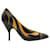 Bottega Veneta Black and Yellow Mustard Heels  Leather  ref.547921