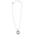 Swarovski Collier rond en argent avec cristaux Métal Argenté Métallisé  ref.548059