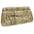 Zagliani Goldene Clutch aus Pythonleder Metallisch - Ansicht 2