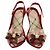 Melissa Tacchi slingback in gomma rosa scuro - vista 3