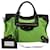 Balenciaga Neon Green Fabric Classic City Bag Leather  ref.548223