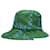 JW Anderson Asymetric Bucket Hat in Green Canvas  ref.548236
