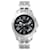 Autre Marque Versus Versace Chrono Lion Leather Watch Silvery Metallic  ref.548403