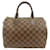 Louis Vuitton Damier Ebene Speedy 25 Boston Bag PM Couro  ref.548431