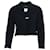 Timeless Chanel Vintage klassischer schwarzer kurzer Blazer Wolle  ref.548449
