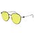 Montblanc Sonnenbrille mit rundem Rahmen aus Metall - Ansicht 2