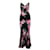 Roberto Cavalli Floral Print Maxi Flattering Dress Silk  ref.548558