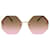 Stella Mc Cartney Oversized-Frame Metal Sunglasses Red  ref.548663