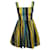 Dolce & Gabbana Colorful Striped Silk Mini Dress  ref.548750