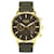 Autre Marque Versus Versace Eugene reloj de cuero Plata Metálico  ref.548789