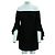 Milly Abito nero con spalle scoperte e maniche svasate - vista 2